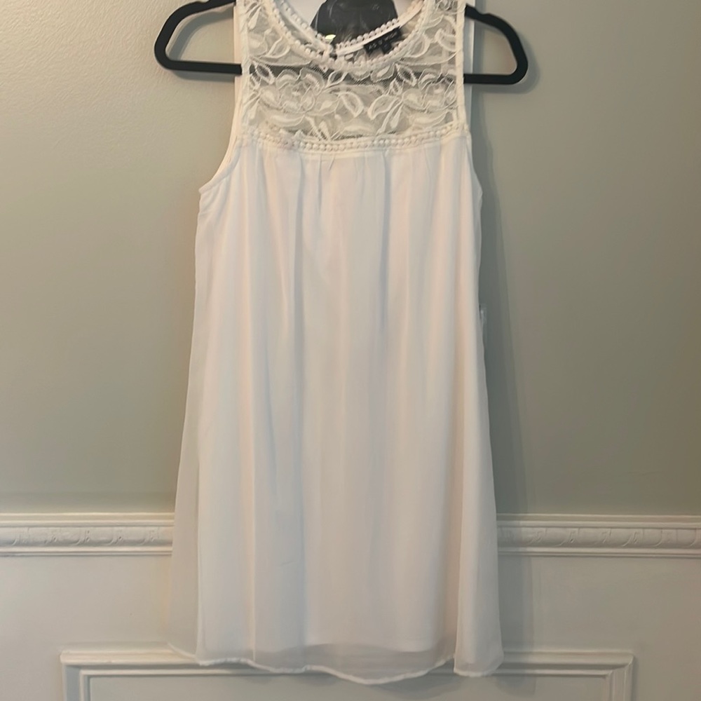NWT - Flowy Dress with Lace Detail